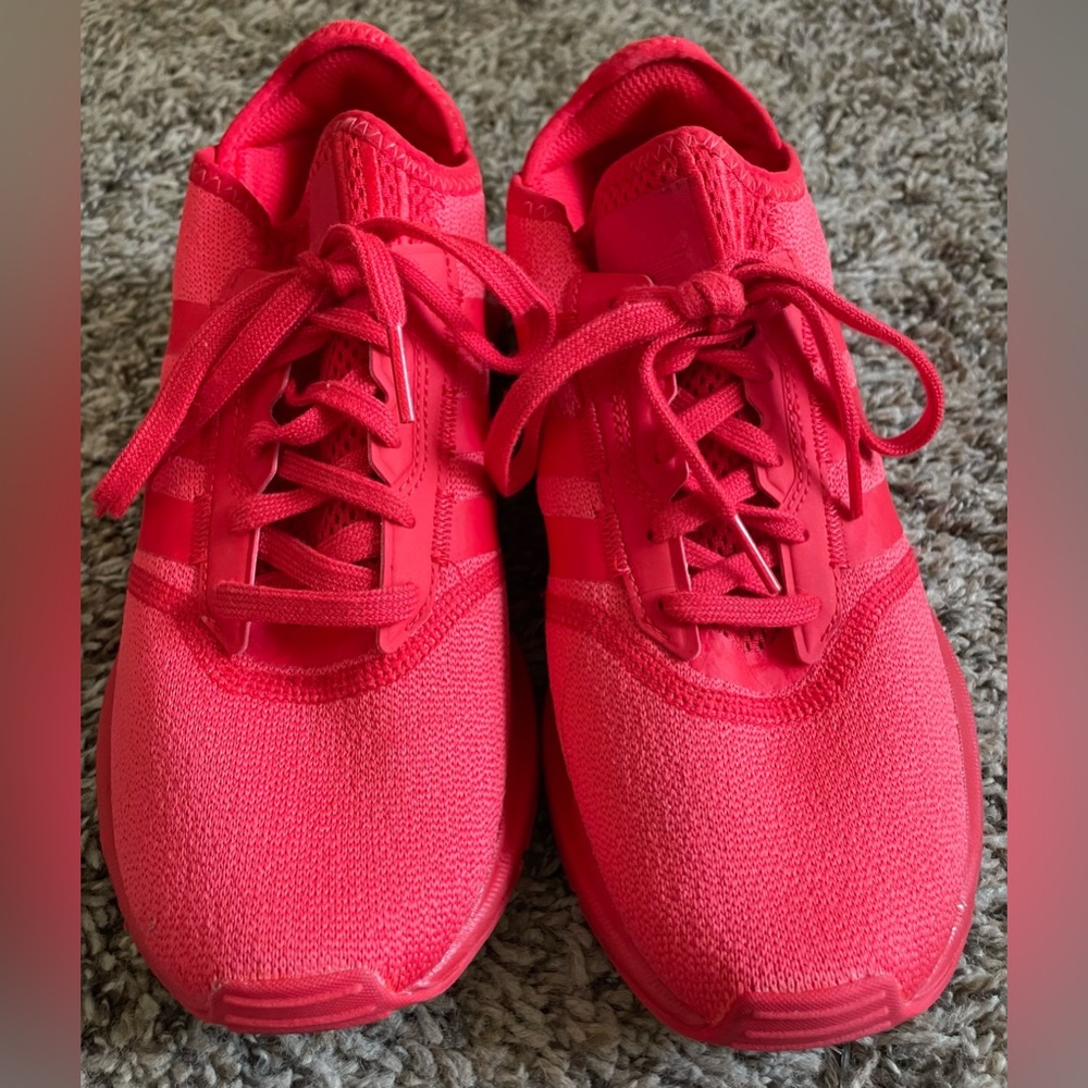 Adidas Women's All Bright Red Sneakers/Athletic Shoes